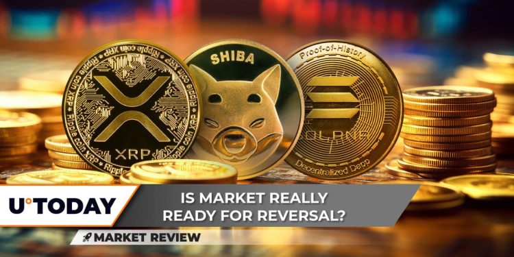 XRP Failed to Break Through at $0.57, Shiba Inu (SHIB) in Pivotal State at $0.000026, Solana (SOL) Breaks Through: What’s Next?