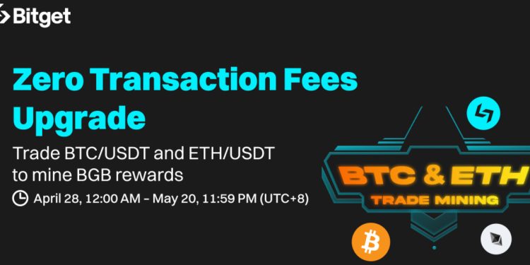 Bitget Introduces Trade to Mine Promotion, Giving Away All Fees to Traders