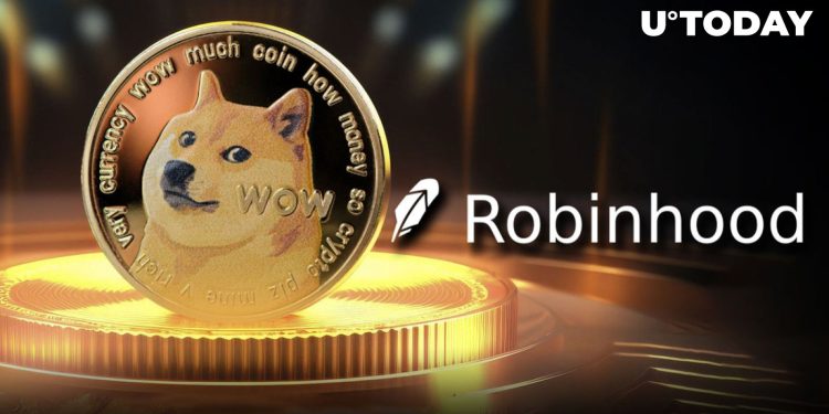 226 Million DOGE Withdrawn From Robinhood by Mysterious Whale’s Hand