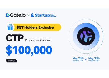 CTOMORROW PLATFORM (CTP) To Be Officially Listed on Gate.io