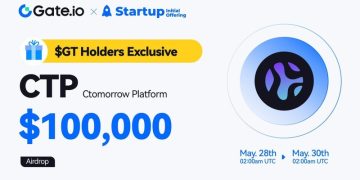 CTOMORROW PLATFORM (CTP) To Be Officially Listed on Gate.io