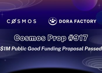 Cosmos Hub Approves $1 Million Grant to Dora Factory for Quadratic Funding Initiative