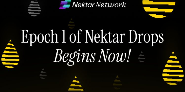 Nektar Network begins Epoch 1 of Nektar Drops – Rewards for ongoing participation