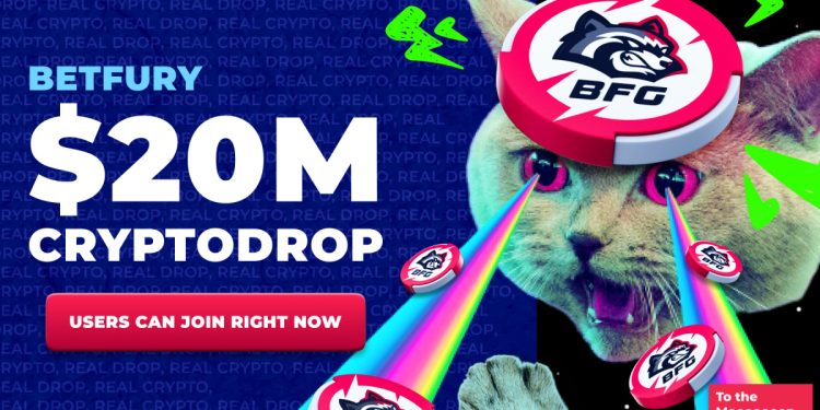 BetFury Announces $20 Million Cryptodrop Event