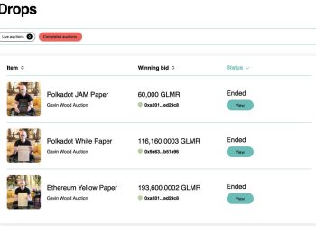 GBM Auctions Hosts First Charity Bid-to-Earn Auction for Polkadot Ecosystem