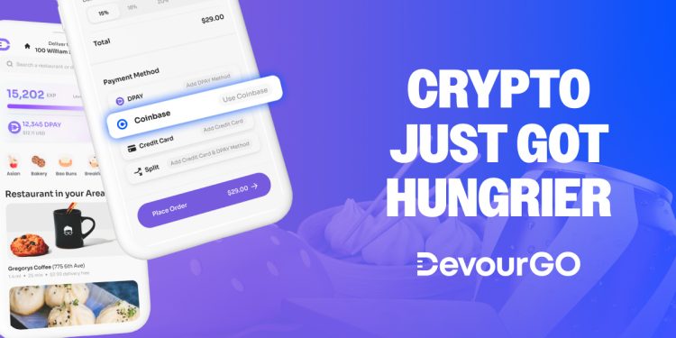 Crypto Just Got Hungrier: DevourGO Now Accepts Payments via Coinbase Commerce