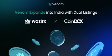 Venom Expands into India with Dual Listings on WazirX and CoinDCX