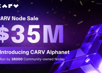 CARV Launches Alphanet: $35M Node Sale Propels Decentralization Milestone