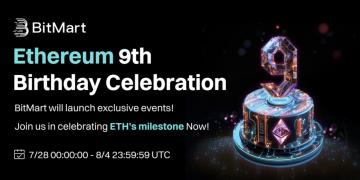 BitMart Announces Ethereum 9th Birthday Celebration Campaign: Exciting Giveaways, Flash Sales, and High APY Opportunities