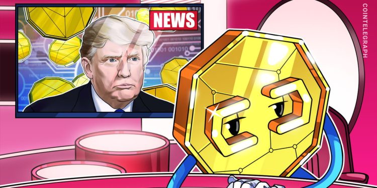 What happened to the top 10 cryptos from when Trump was last president?