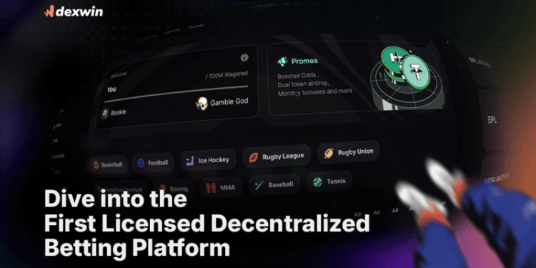 DexWin, World’s First Licensed Decentralized Crypto Bookmaker, Introduces Gasless Betting on Polygon
