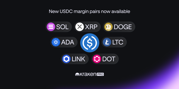 Expanded USDC margin pairs available for SOL, XRP, ADA, DOGE, LTC, LINK, DOT!
