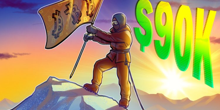 Bitcoin poised to reclaim $90,000, according to derivatives metrics