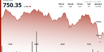 BNB Falls Below $750 as Crypto Market Sell-Off Erases Corporate-Fueled Optimism