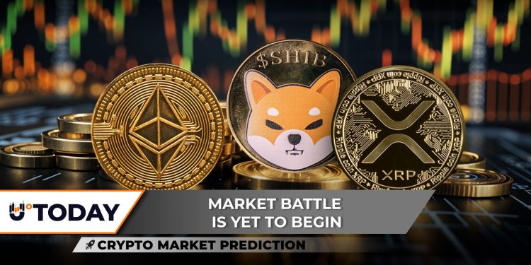 Crypto Market Prediction: XRP to Face Its Most Intense Battle, Shiba Inu (SHIB) $0.00002 Closer, Can Ethereum (ETH) Reclaim $4,000?