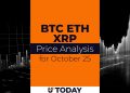BTC, ETH and XRP Price Analysis for October 25