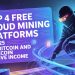 Top 4 Free Cloud Mining Platforms In 2025 for Bitcoin and Dogecoin Passive Income