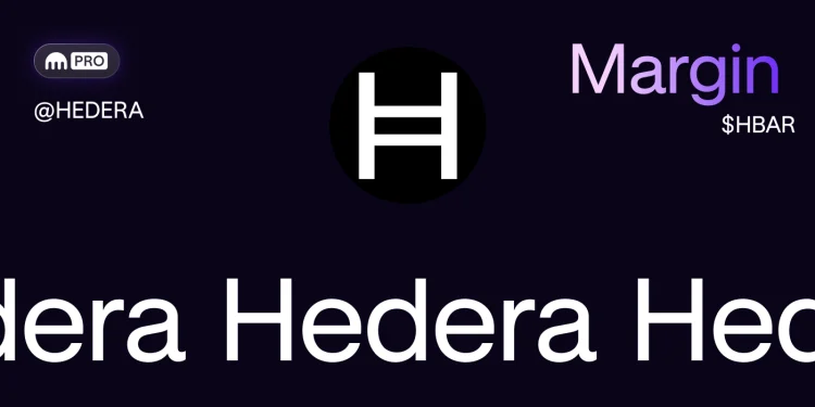 New asset and pair available for margin trading: HBAR!