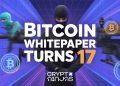 Bitcoin Whitepaper Turns 17 as BTC Hits $110,000 and Market Faces $13.4B Options Expiry