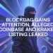 BlockDAG Gains Attention, Alleged Coinbase and Kraken Listing Leaked