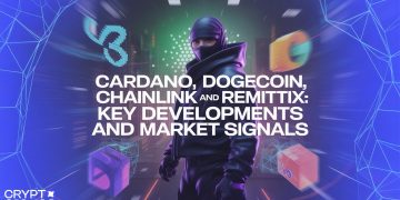 Cardano, Dogecoin, Chainlink and Remittix: Key Developments and Market Signals