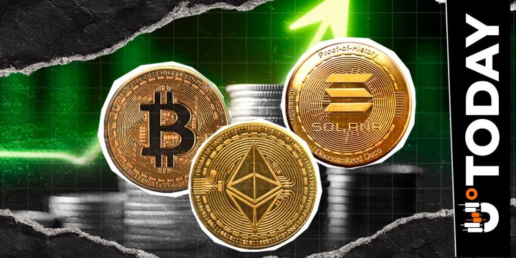 140%, 90%, 100%: Triple-Digit Growth on Bitcoin, Ethereum and Solana