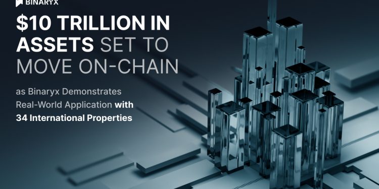 $10 Trillion in Assets Set to Move OnChain as Binaryx Demonstrates Real World Application with 34 International Properties