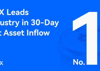 HTX takes the crown for the most net inflows of $583.7M over the past 30 days