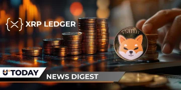 U.Today Crypto Digest: XRP Ledger Loses 90% of Payment Volume, Shiba Inu Price Enters Consolidation, Bitcoin Sinks Against Gold