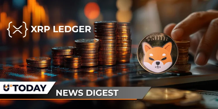U.Today Crypto Digest: XRP Ledger Loses 90% of Payment Volume, Shiba Inu Price Enters Consolidation, Bitcoin Sinks Against Gold