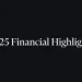 2025 full-year financial highlights