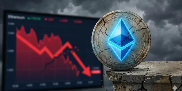 Ethereum Price Slips Into Danger Zone As Breakdown Threat Grows