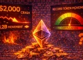 Ethereum Crash Below $2,000 Triggers Record Token Movement: Hinting At Capitulation
