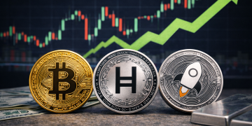 HBAR surges 15% and XLM gains 10% as Bitcoin reclaims $70K