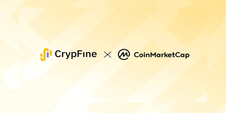CrypFine Officially Listed on CoinMarketCap, Reaching a Peak Global Exchange Ranking of No. 52