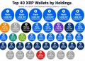 55.84 Billion XRP Appears Across the Top 40 Wallets, but Escrow Changes the Picture
