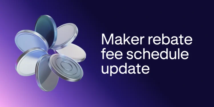 Update to maker-fee-rebate-eligible trading pairs