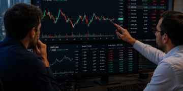 XRP faces resistance below the 50-Day EMA despite improving momentum
