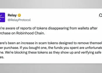 New Chain Hype Meets Old Scam Tactics: Relay Protocol Warns of Robinhood Chain Honeypot Coins