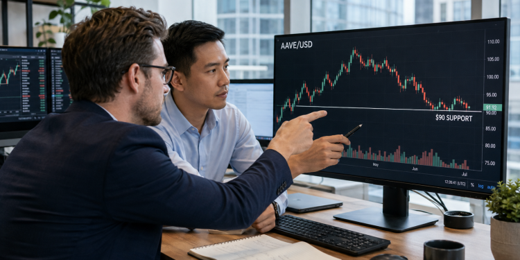 AAVE holds above $90 as protocol deposits rise, but retail demand weakens