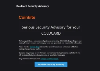 Coinkite Under Fire for Retaining Customer Emails After $88M Coldcard Hack
