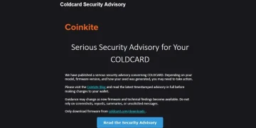 Coinkite Under Fire for Retaining Customer Emails After $88M Coldcard Hack