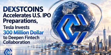 DEXSTCOINS Accelerates US IPO Preparations with 300 Million Dollar Tesla Investment and Fintech Collaboration