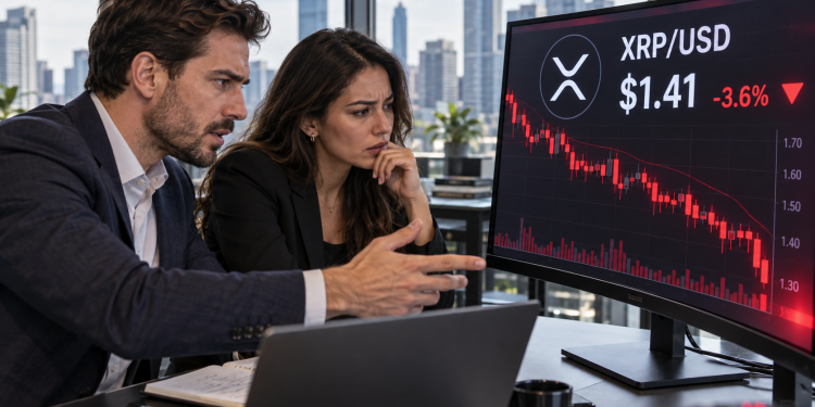 XRP extends losses as negative funding and rising yields weigh on sentiment