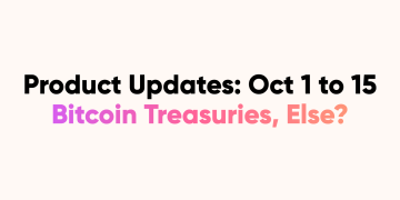 CoinStats Oct 1 to 15 Updates: Treasuries and RWA API