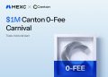 MEXC Launches Canton 0-Fee Carnival with $1M Prize Pool