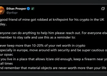 Robbers Tied up a UK Crypto Trader at Knifepoint and Took $800K