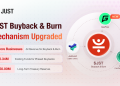 JST Buyback & Burn Upgrade: GasFree Revenue and $20.34M Surplus Injected as JUST’s Ecosystem Trio Solidifies JST Token Value