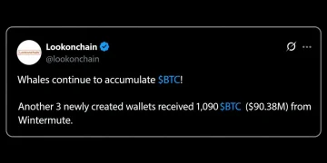 Bitcoin Worth $90 Million Pulled From Wintermute by a Mystery Whale